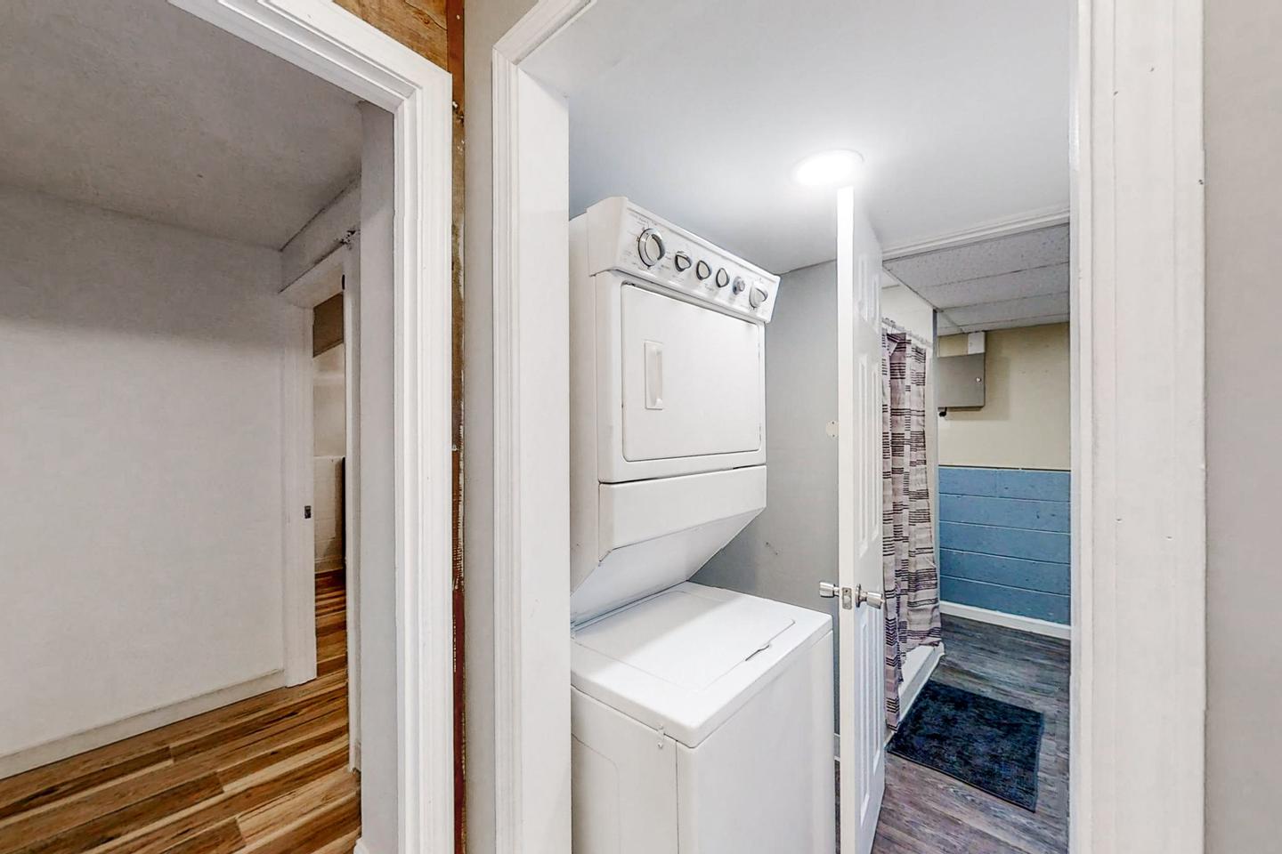 Common spaces including the kitchen