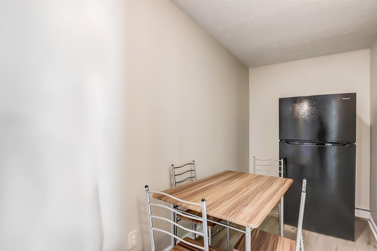 Common spaces including the kitchen