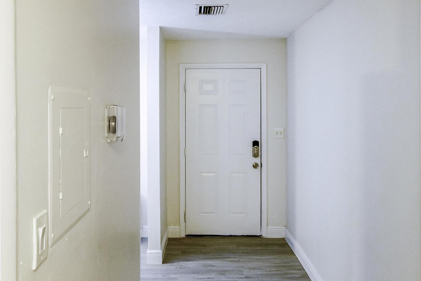 Common spaces including the kitchen