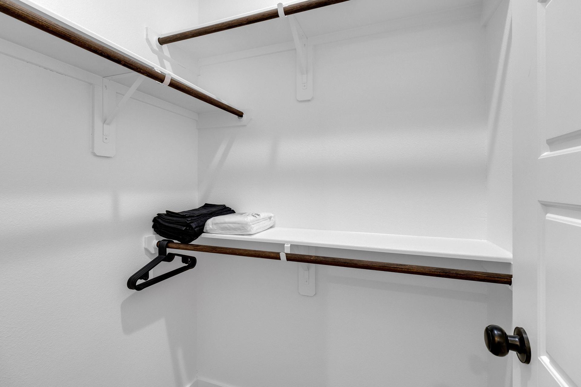 Private Walk-In Closet Tons of Storage