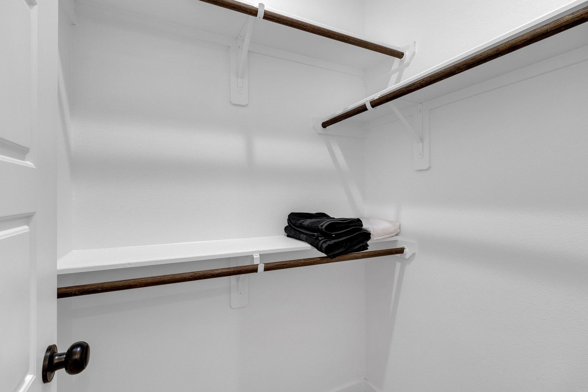 Private Walk-In Closet Tons of Storage