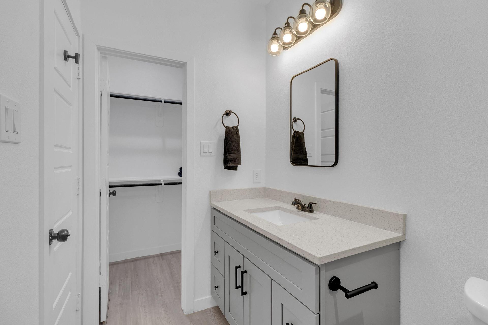 Private Ensuite Bathroom with Walk-In Closet