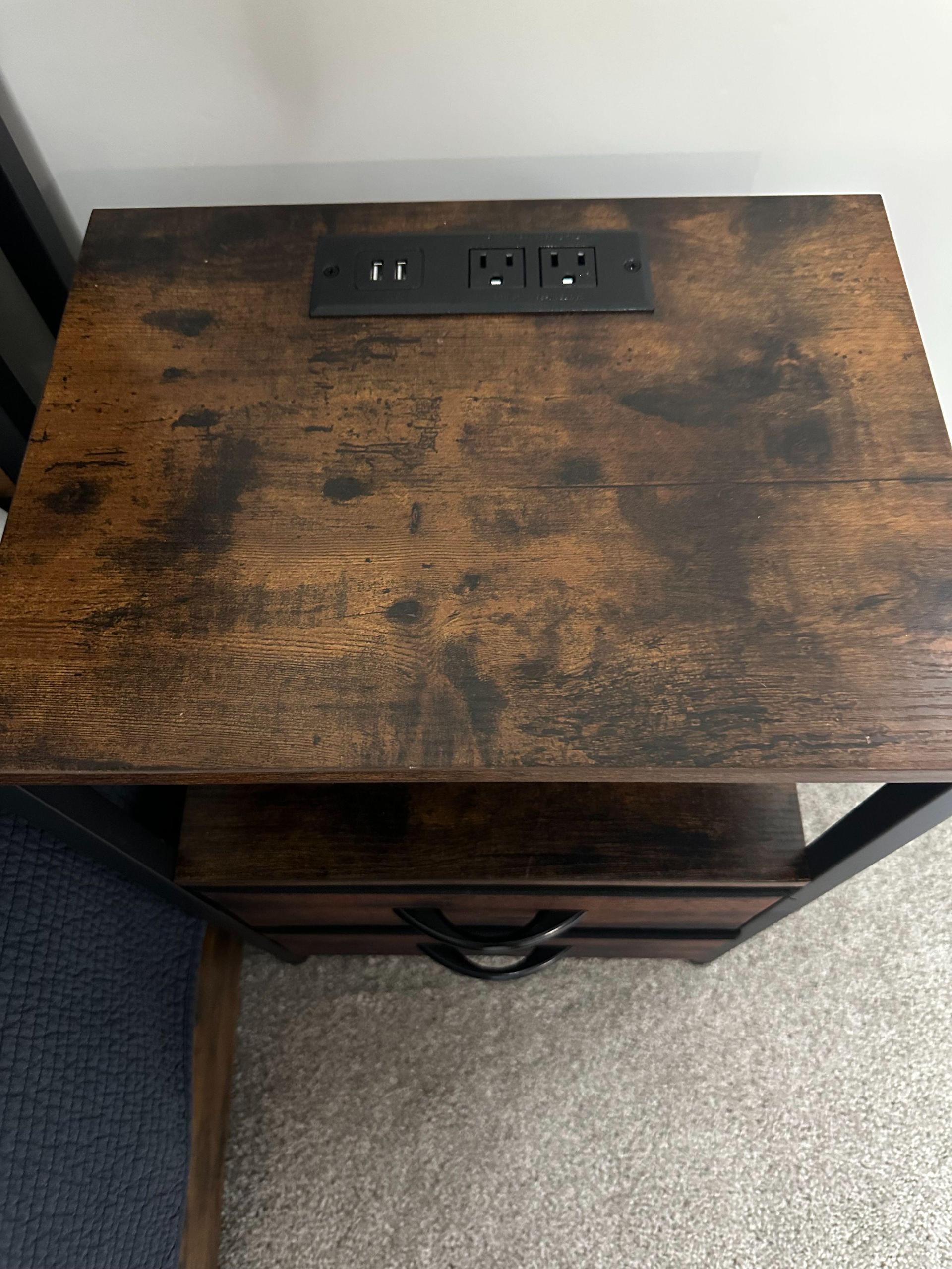 Nightstands with power and charging
