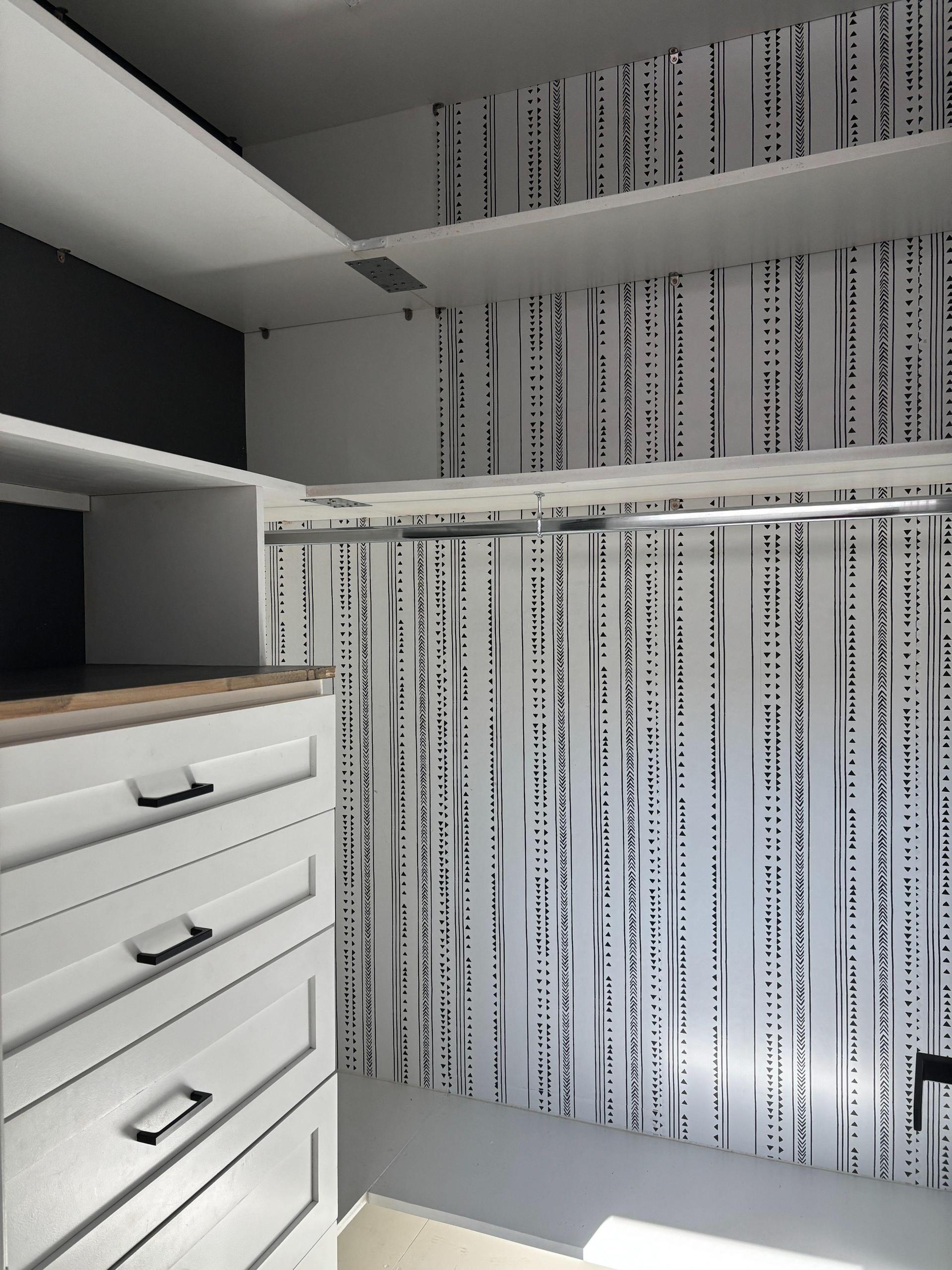 Walk-in closet with ample drawer space