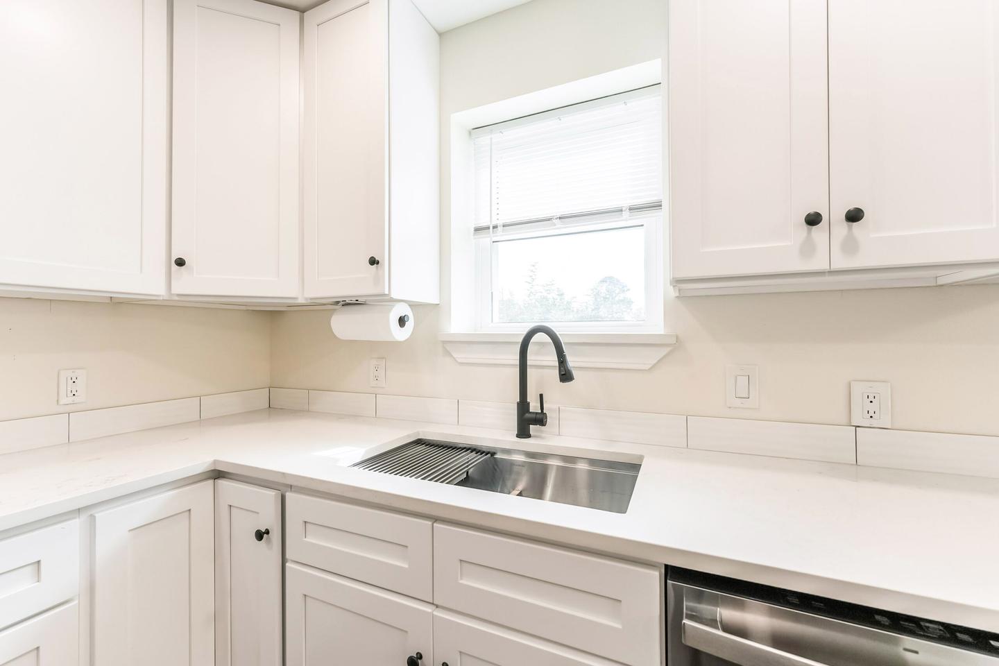 Common spaces including the kitchen