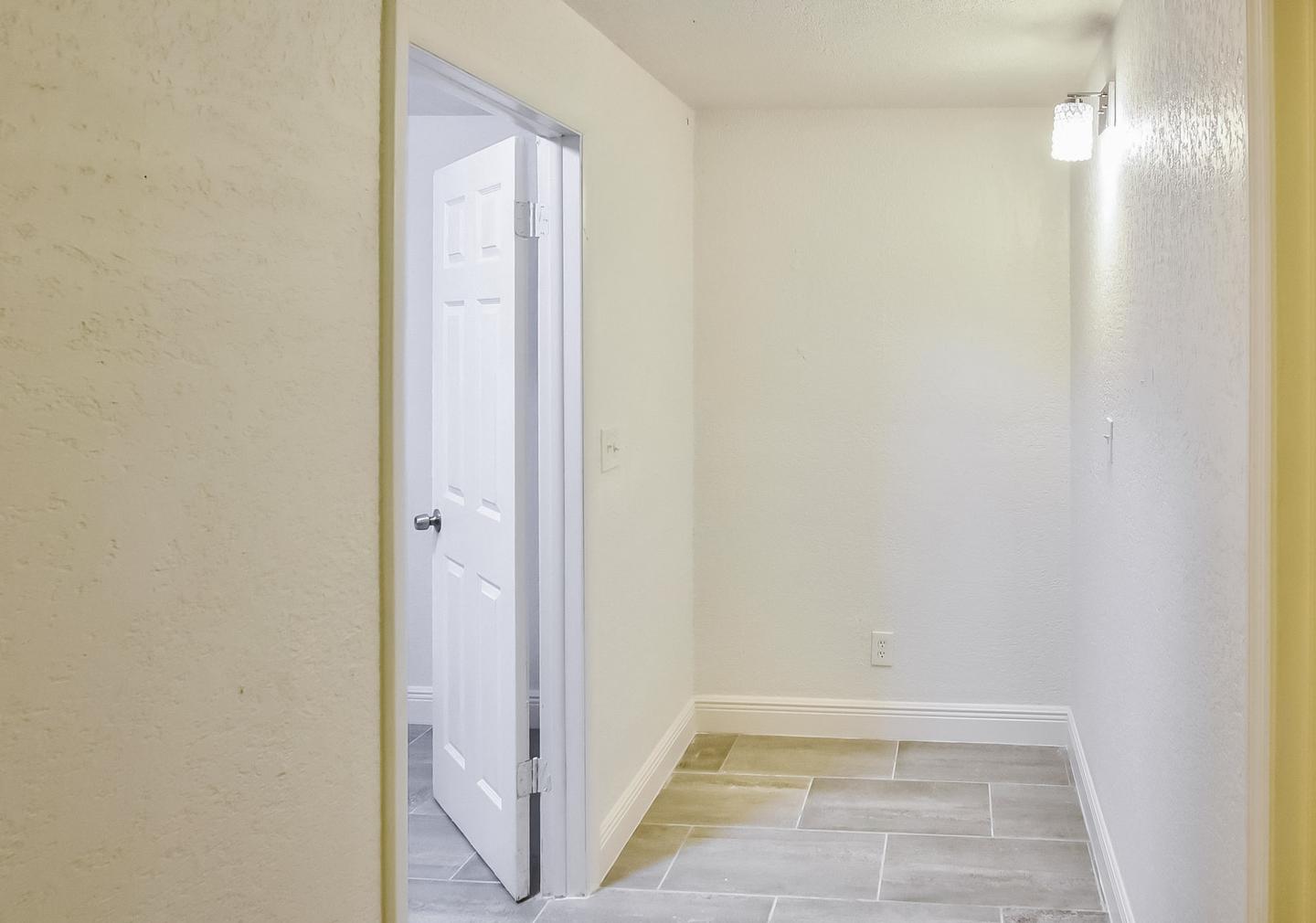 Common spaces including the kitchen