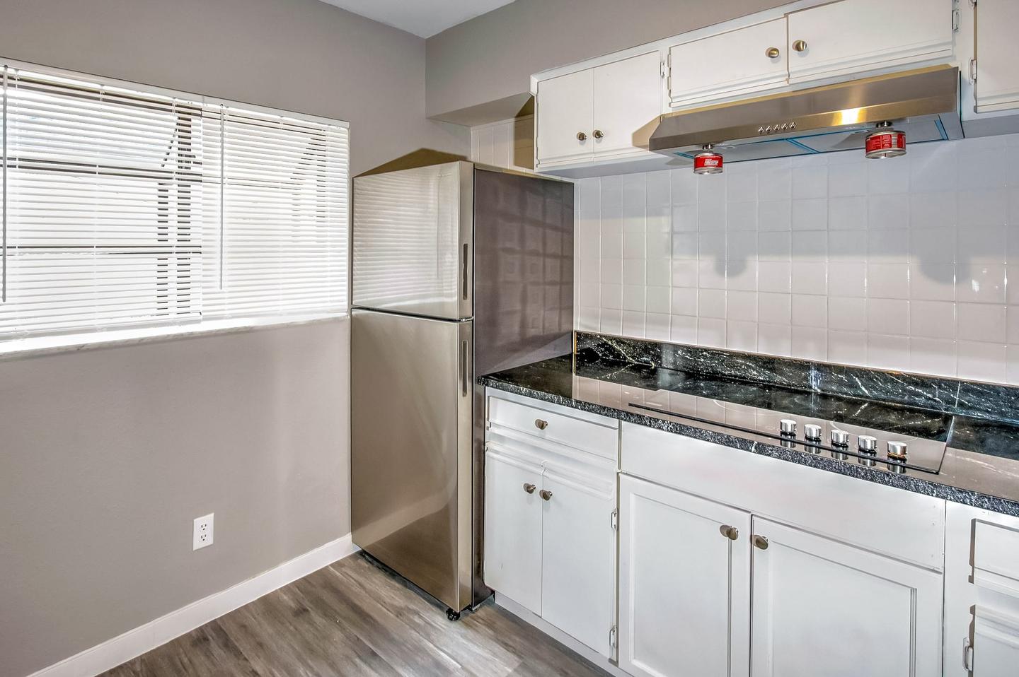 Common spaces including the kitchen