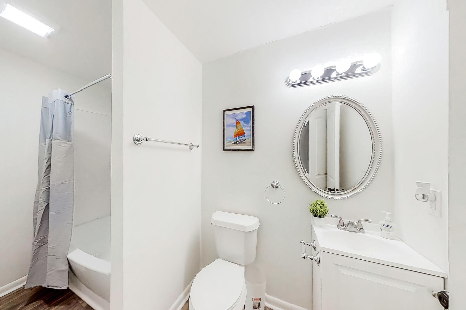 bathroom, detected: shower