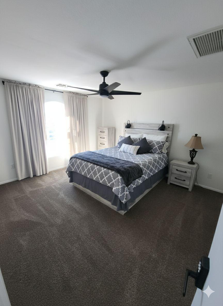 Master Bedroom, Private Bath and Walkin CLoset