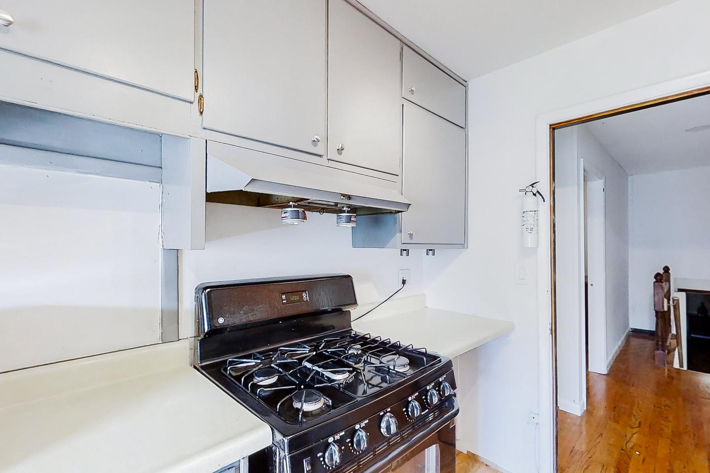 Common spaces including the kitchen