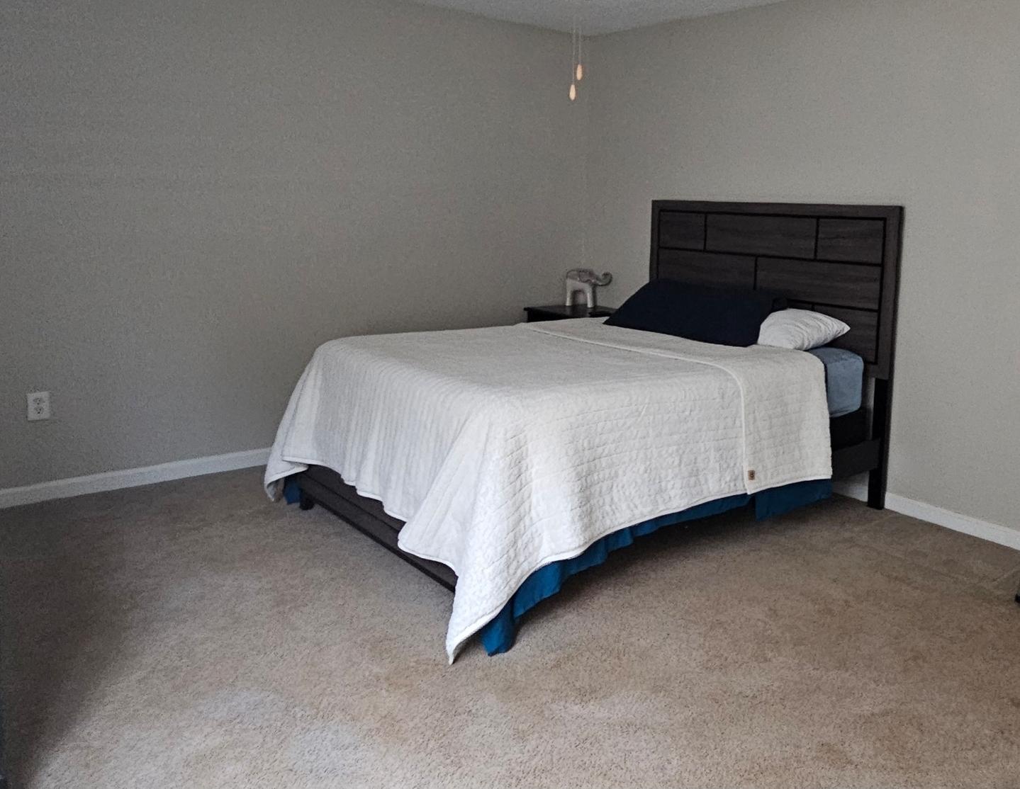 Bedroom with queen size bed