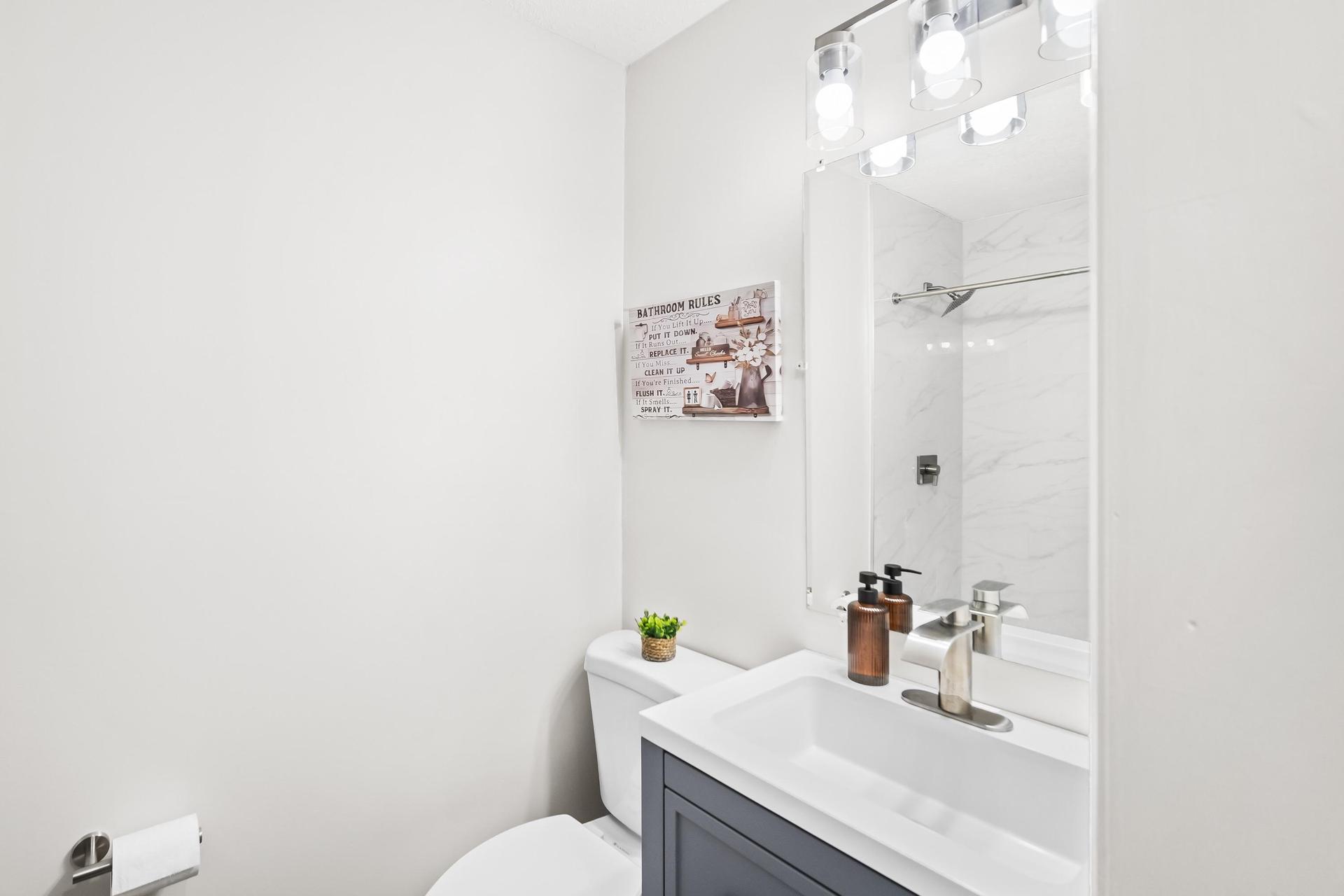 Private bathroom view 1