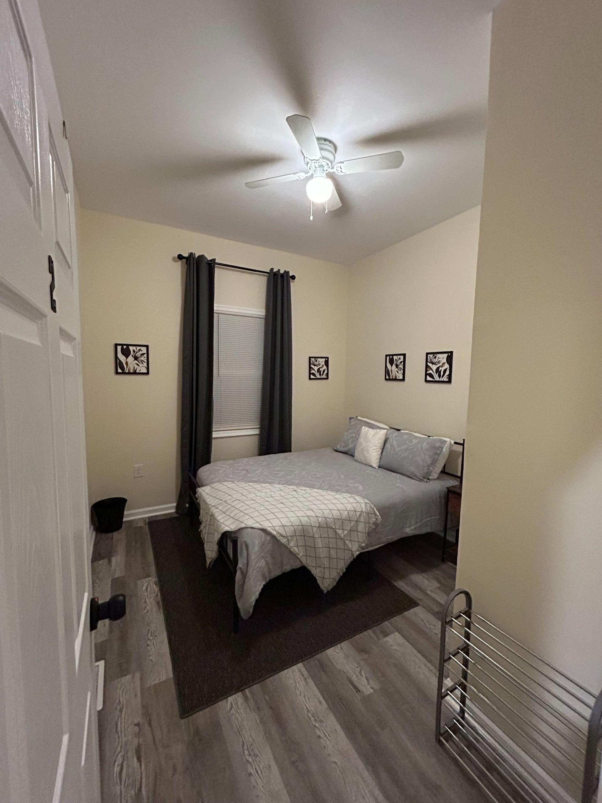 This room is located in the middle of the house.