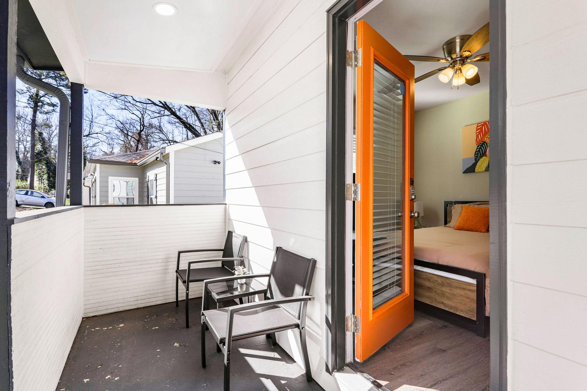 Private Entrance & Patio