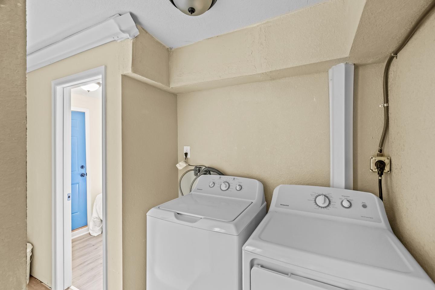 Common spaces including the kitchen