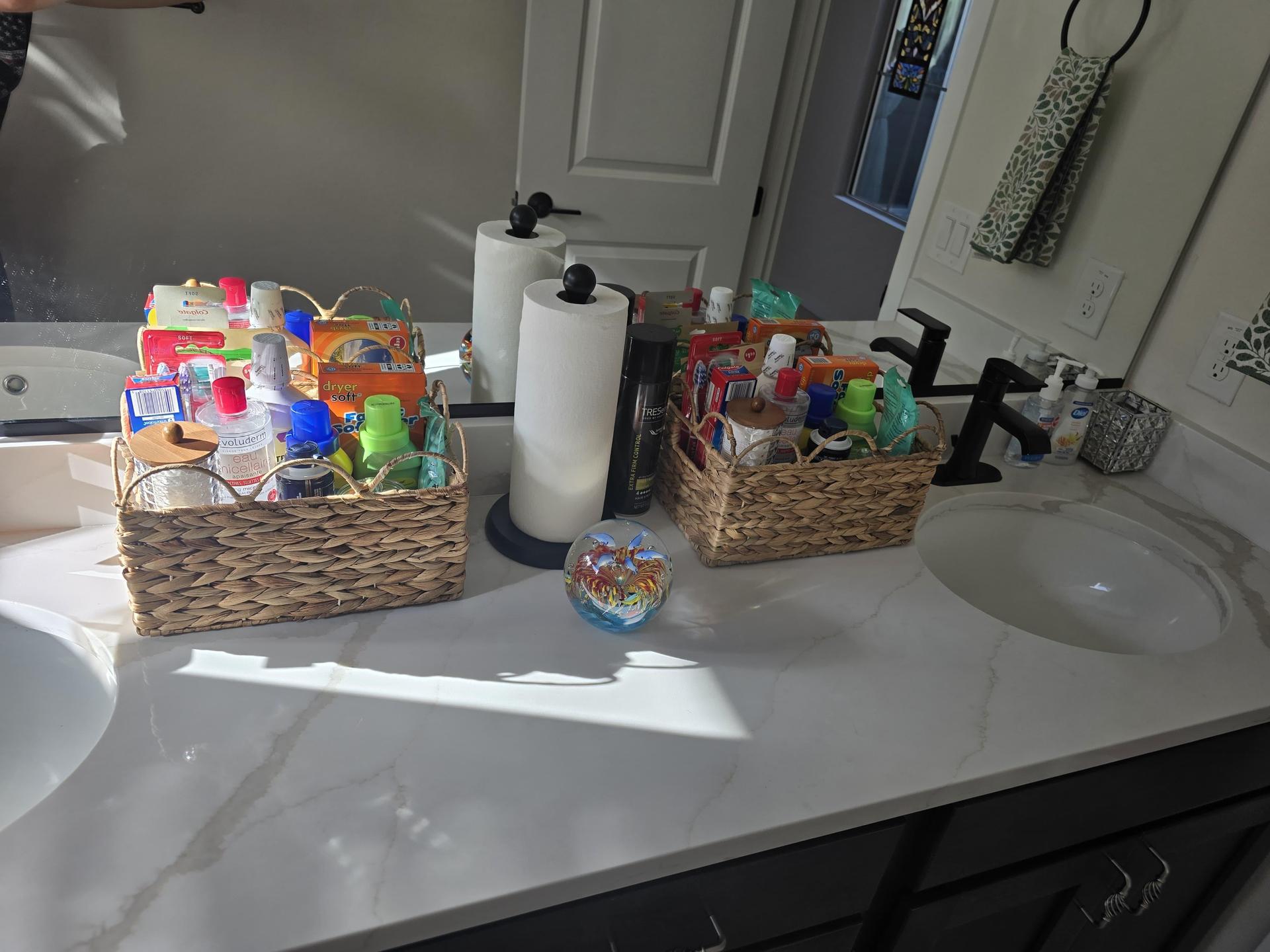 Complimentary One Time Bathroom Essentials