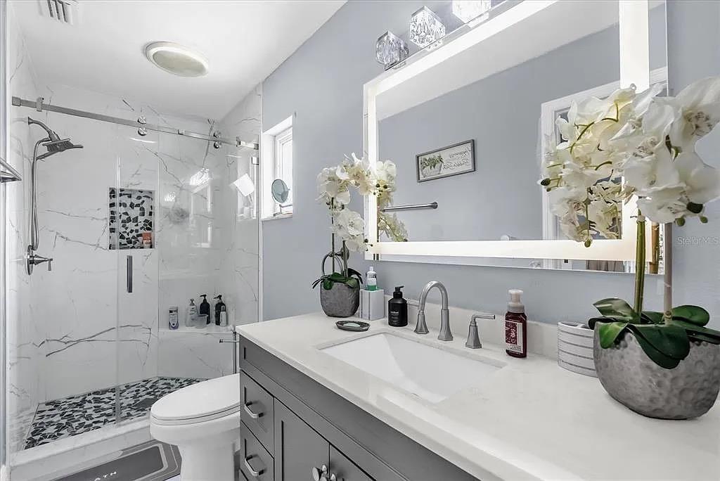 Master Bath located inside Master bedroom!
