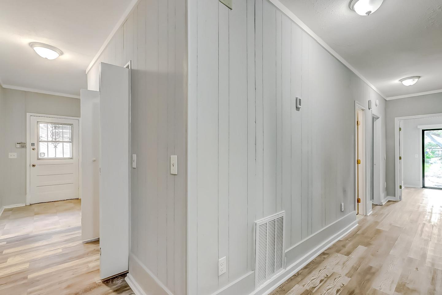 Common spaces including the kitchen