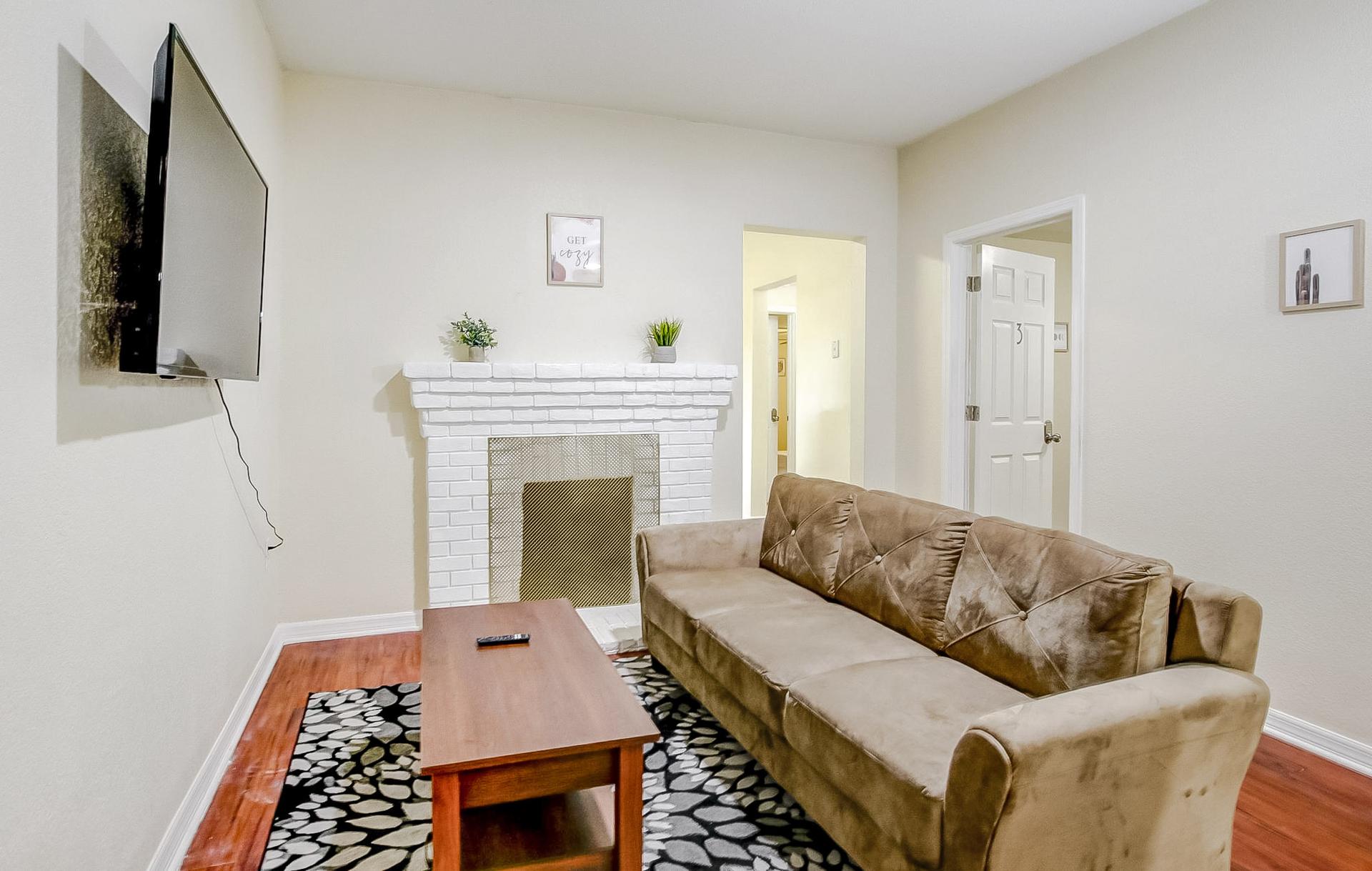 Common spaces including the kitchen
