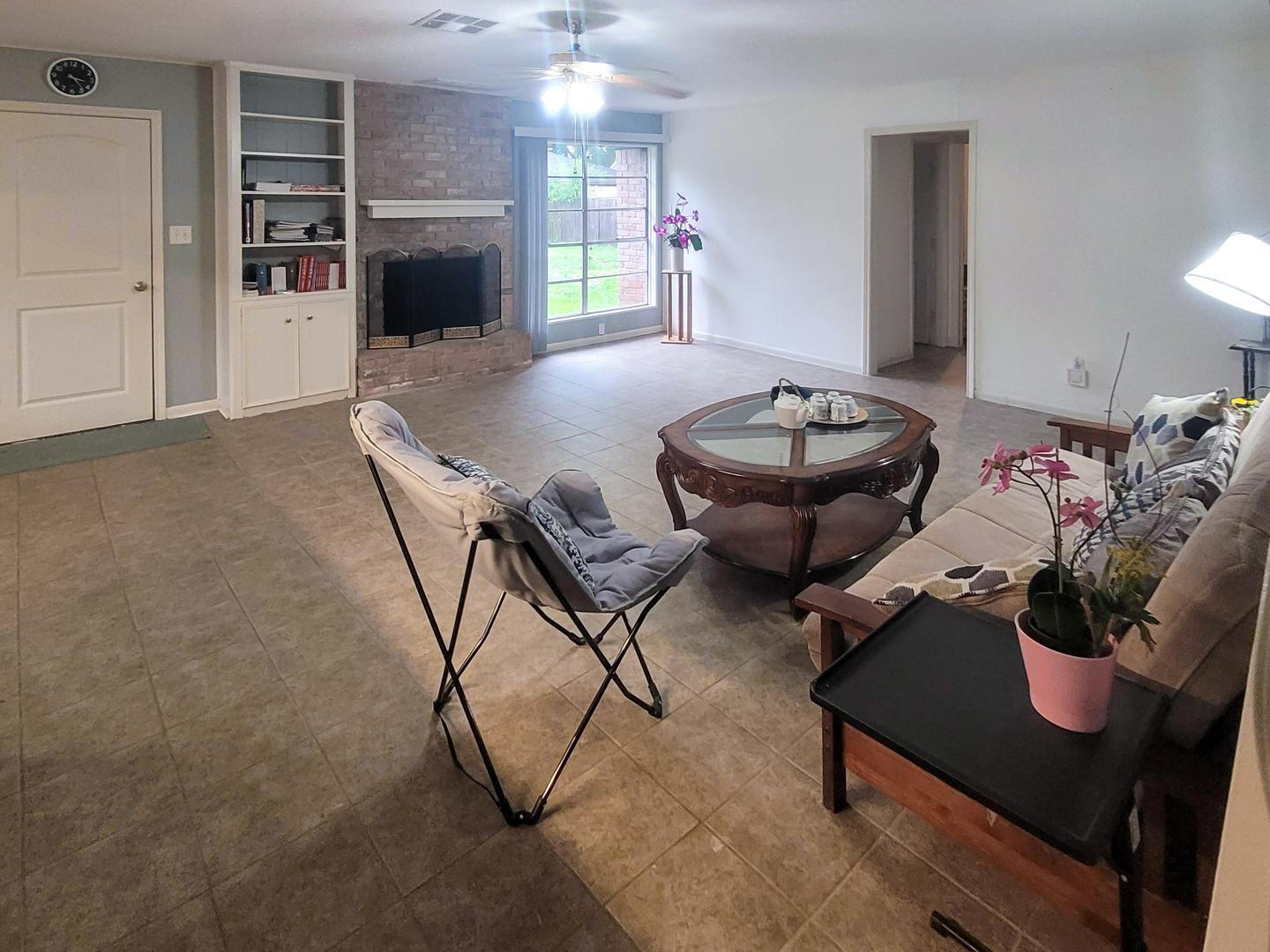 Common spaces including the kitchen