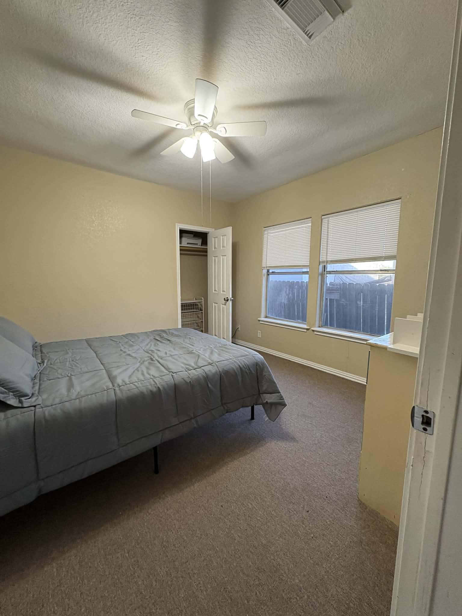 This room also has a dresser for clothing or additional