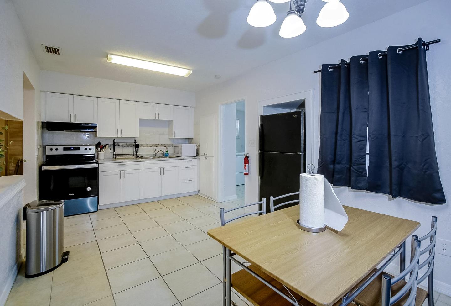 Common spaces including the kitchen