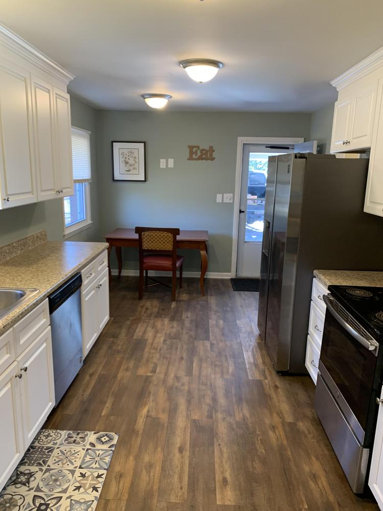 Common spaces including the kitchen