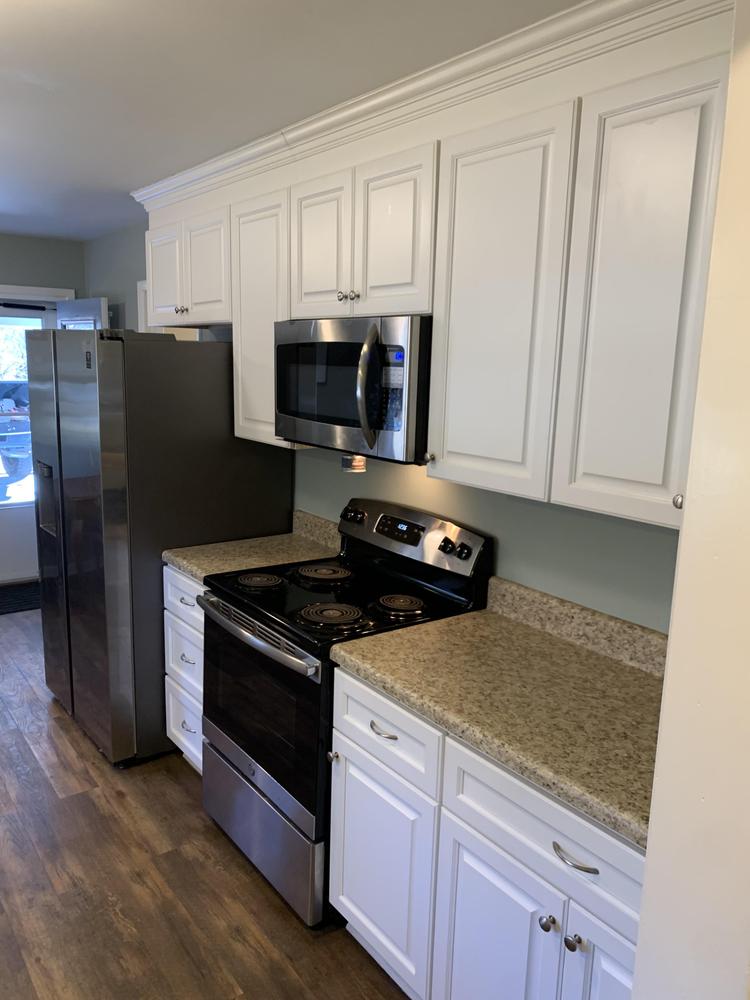 Common spaces including the kitchen