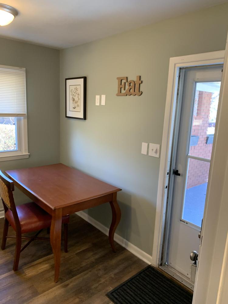 Common spaces including the kitchen