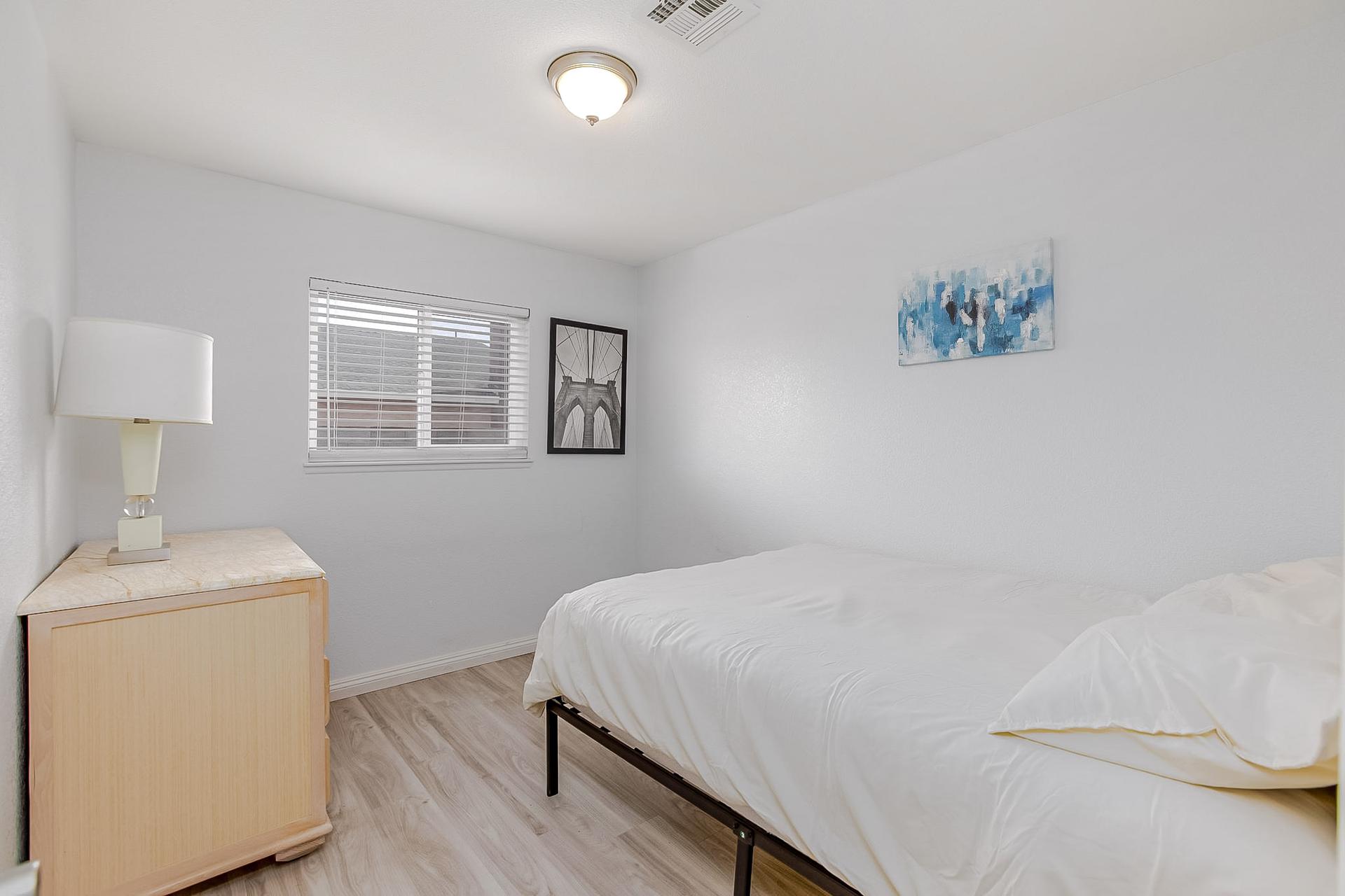 bedroom, detected:bed, window blind