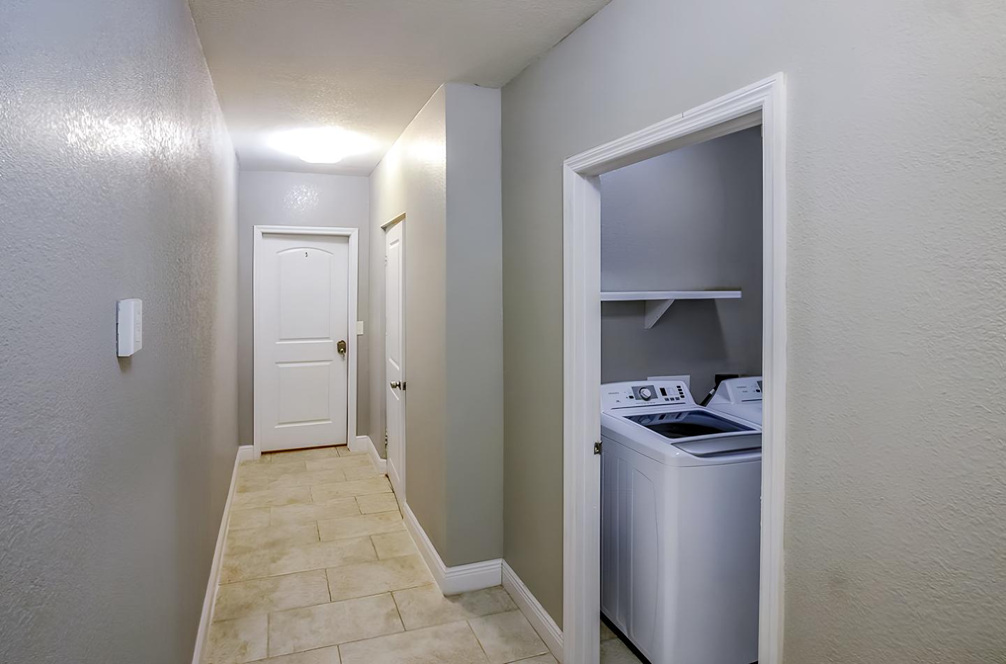 Common spaces including the kitchen
