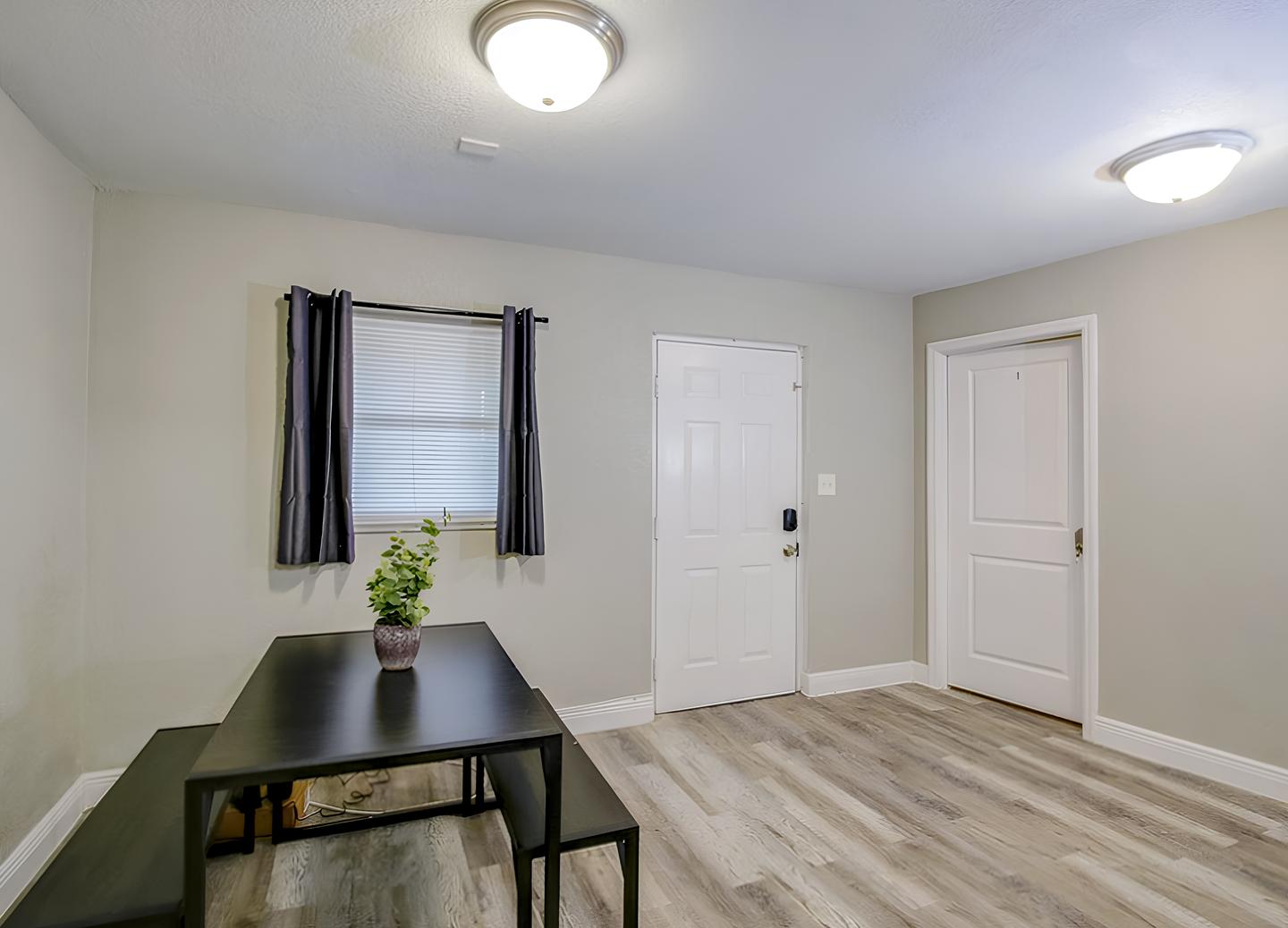 Common spaces including the kitchen