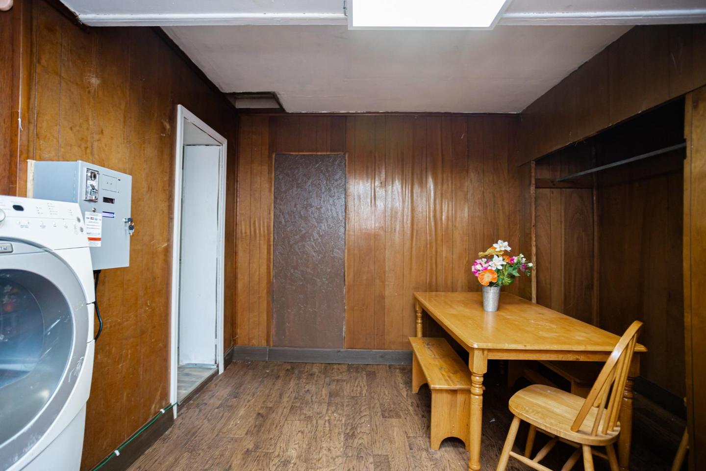 Common spaces including the kitchen