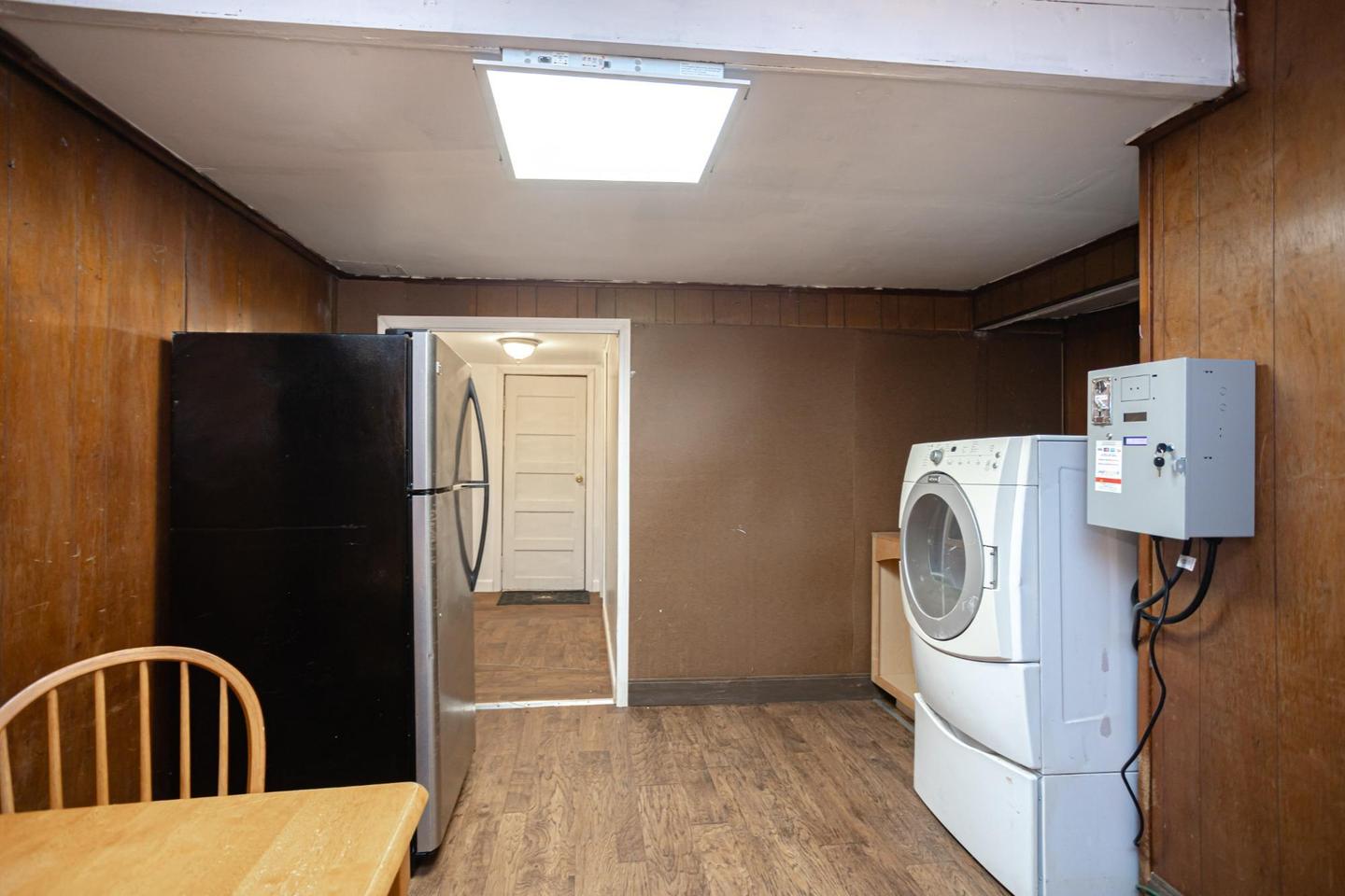 Common spaces including the kitchen
