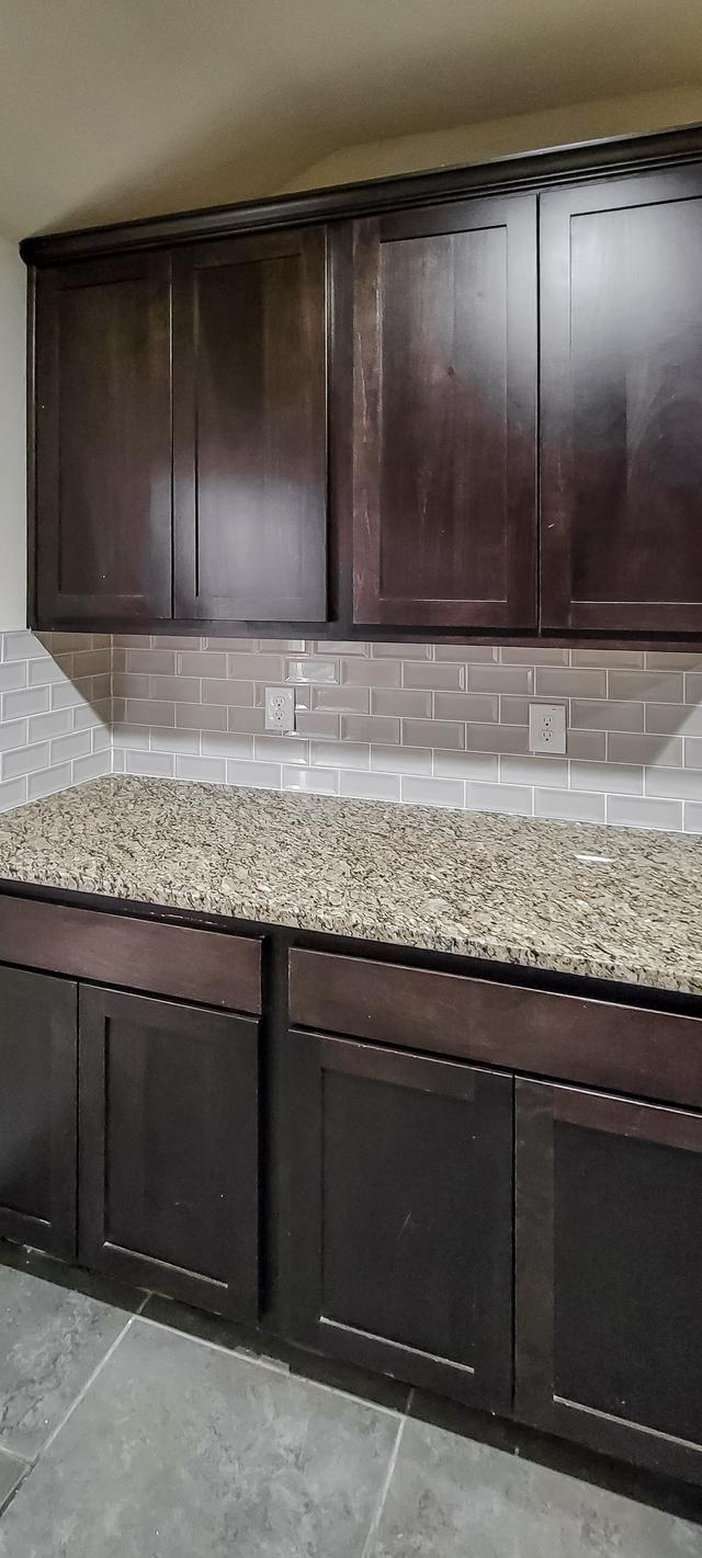 Common spaces including the kitchen