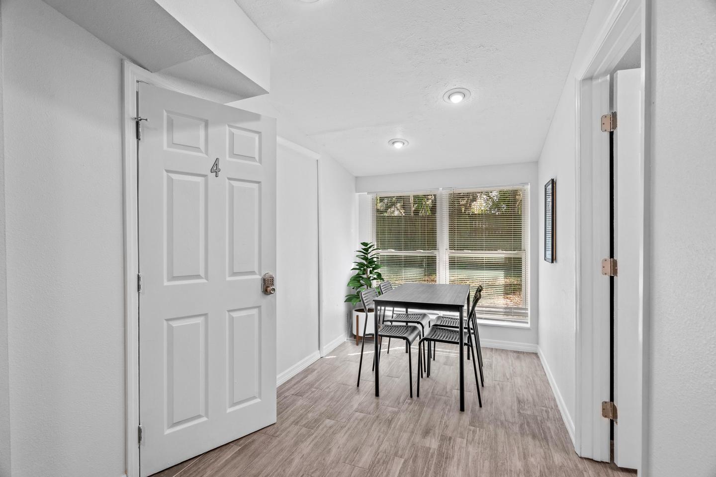 Common spaces including the kitchen