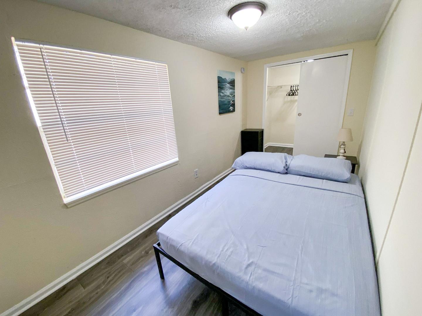 Spacious room with large closet