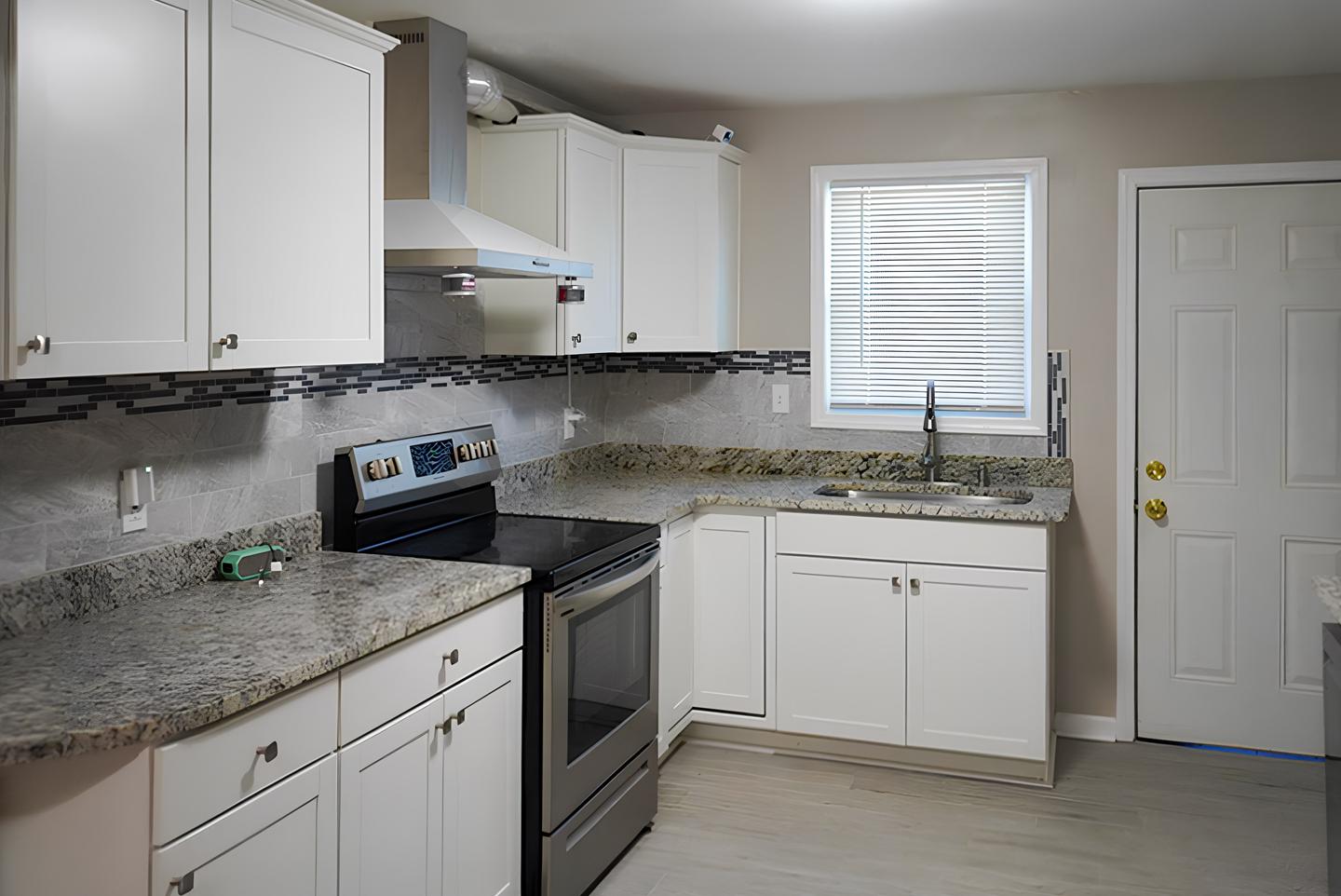 Common spaces including the kitchen