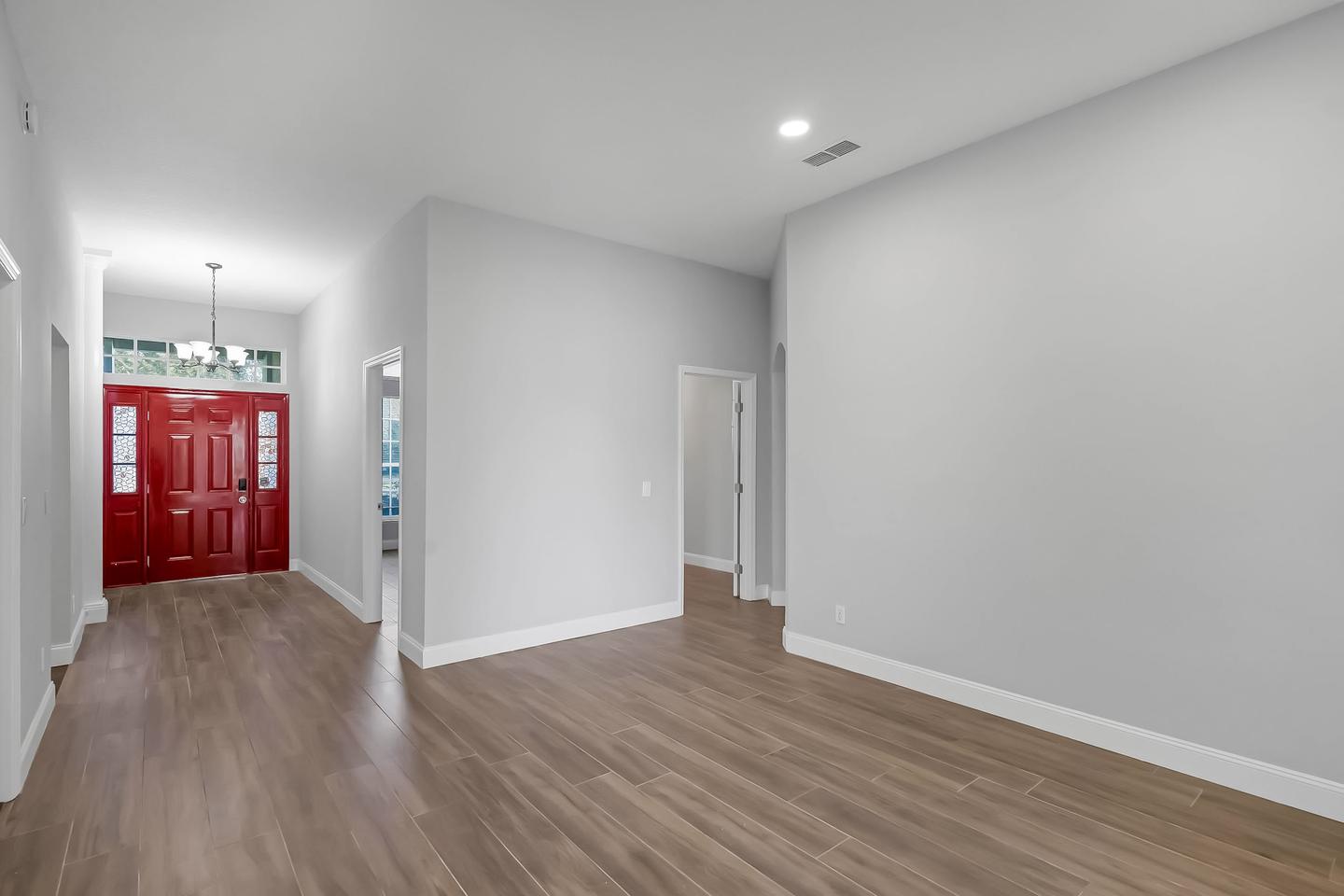 Common spaces including the kitchen