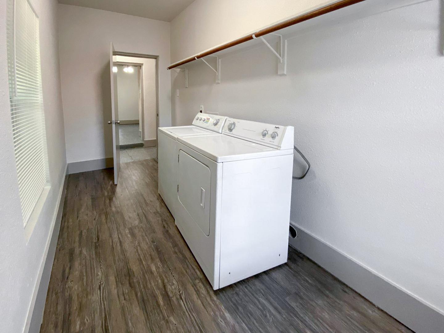 Common spaces including the kitchen