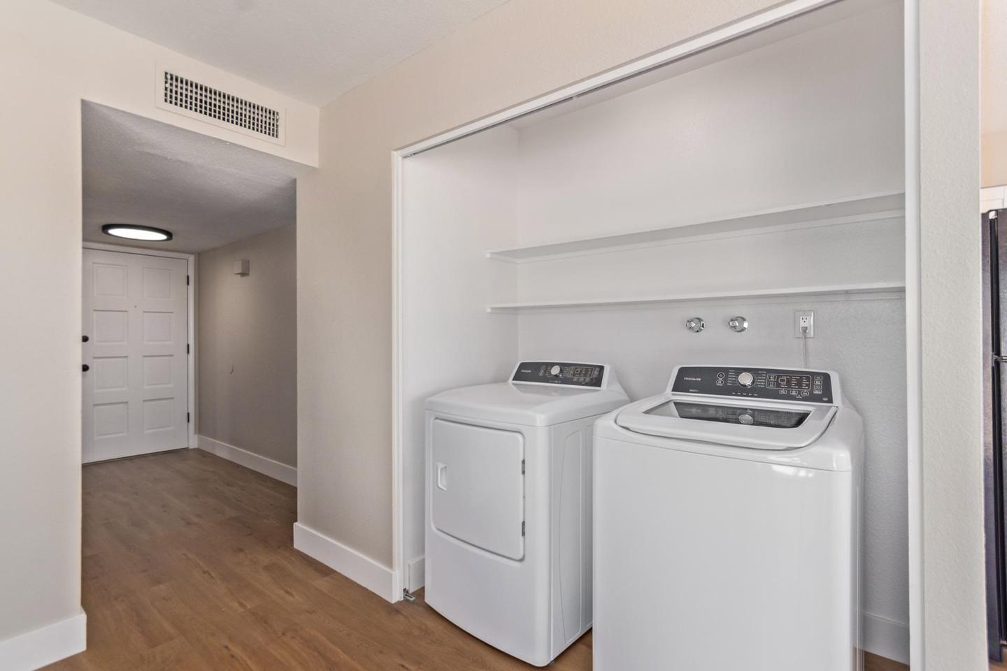 Common spaces including the kitchen