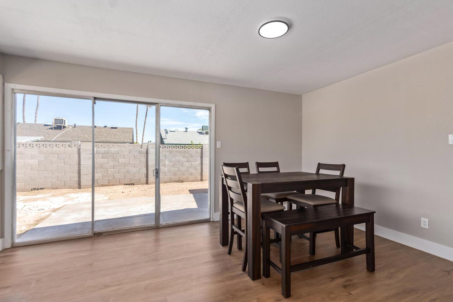 Common spaces including the kitchen