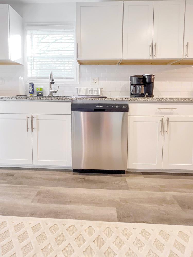 Common spaces including the kitchen