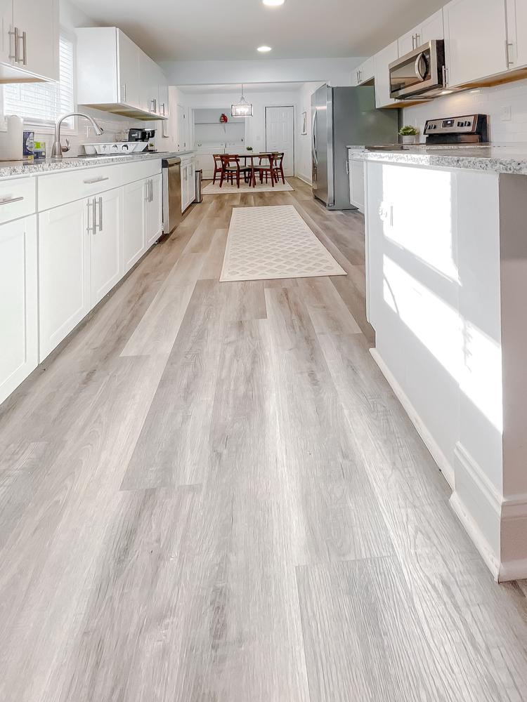 Common spaces including the kitchen