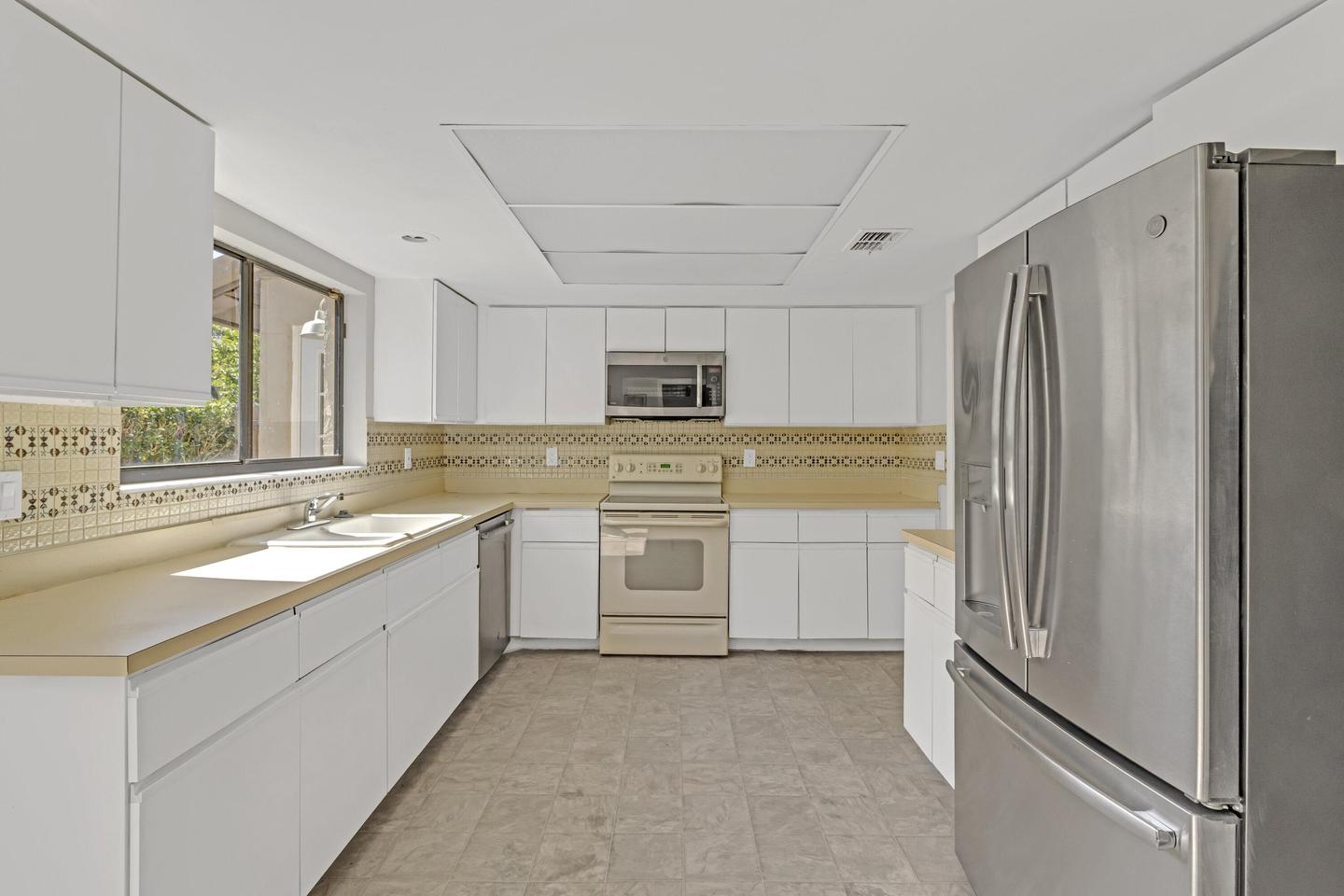 Common spaces including the kitchen