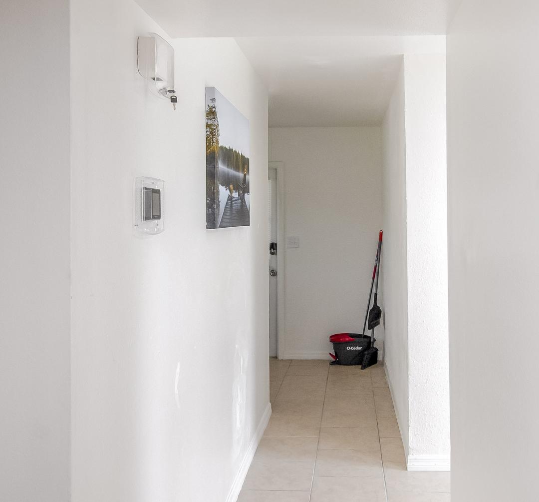 Common spaces including the kitchen