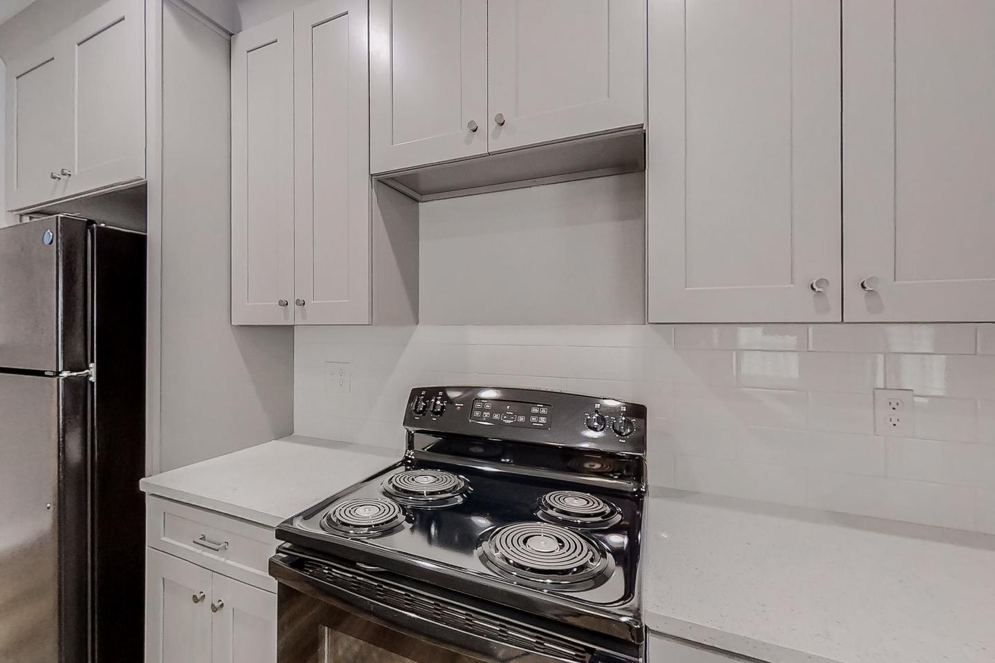 Common spaces including the kitchen