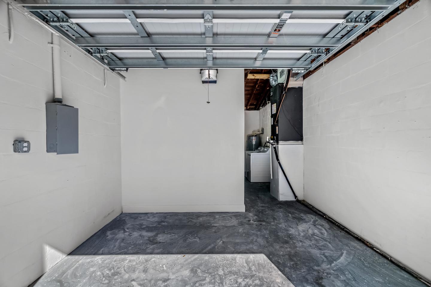 Common spaces including the kitchen
