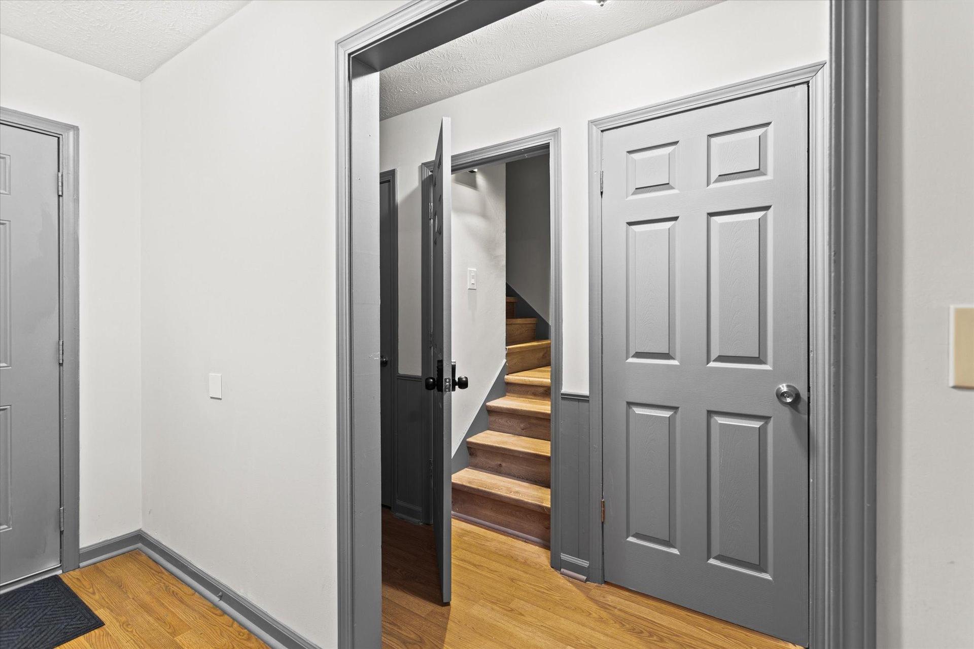 Room #4 is on the second floor of the house. Stairs are required to access this room.