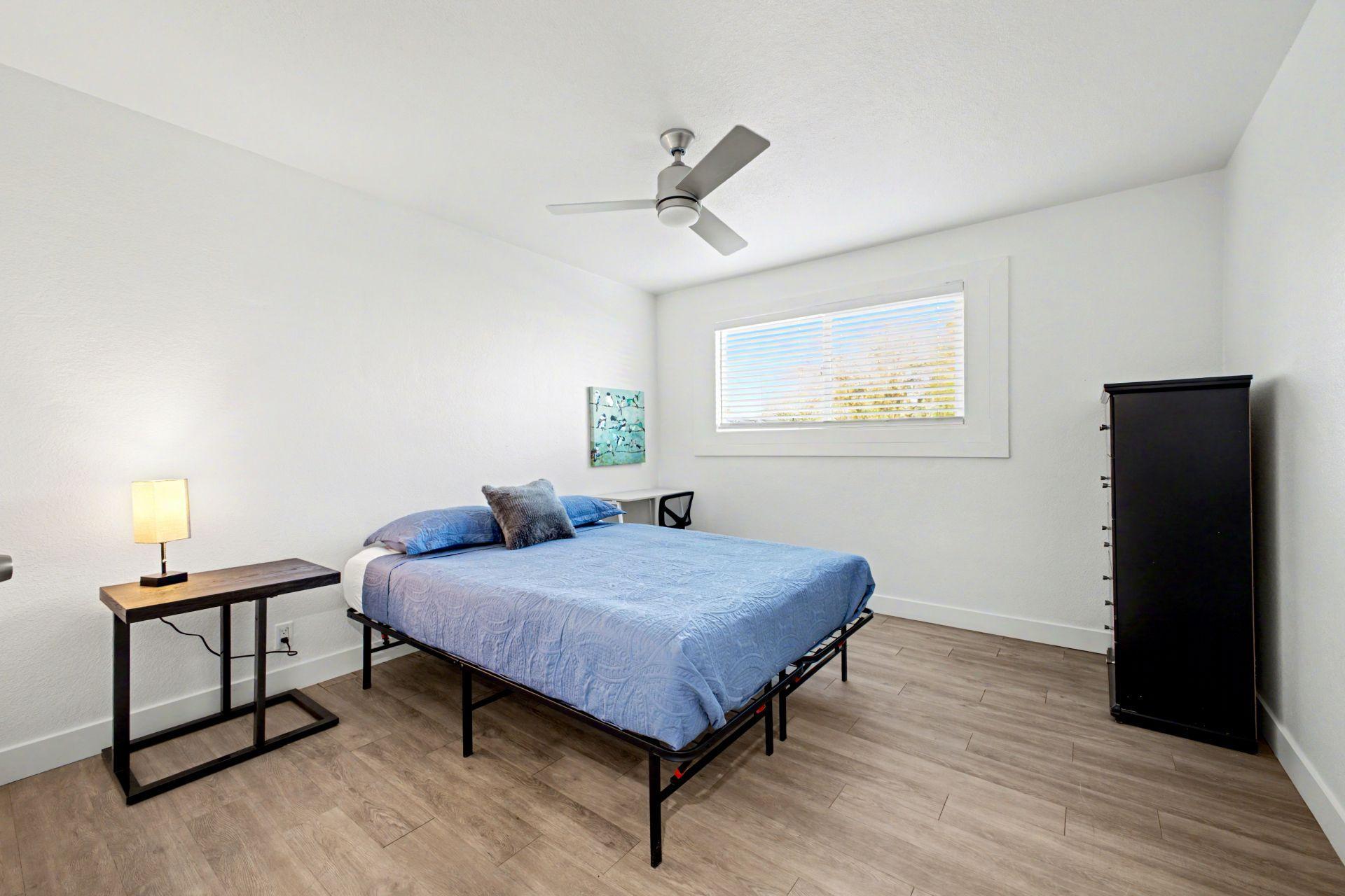 Queen Size Bed with a full dresser and large closet!